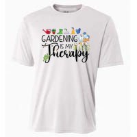 Cool Garden Plant Owner Gardening Is My Therapy Funny Saying Cooling Performance Crew T-Shirt