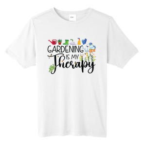 Cool Garden Plant Owner Gardening Is My Therapy Funny Saying Tall Fusion ChromaSoft Performance T-Shirt