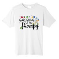 Cool Garden Plant Owner Gardening Is My Therapy Funny Saying Tall Fusion ChromaSoft Performance T-Shirt