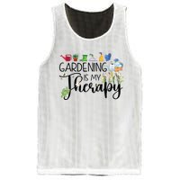 Cool Garden Plant Owner Gardening Is My Therapy Funny Saying Mesh Reversible Basketball Jersey Tank