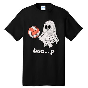 Cute Ghost Playing Volleyball Sport Player Halloween Costume Tall T-Shirt