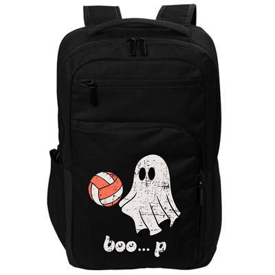 Cute Ghost Playing Volleyball Sport Player Halloween Costume Impact Tech Backpack