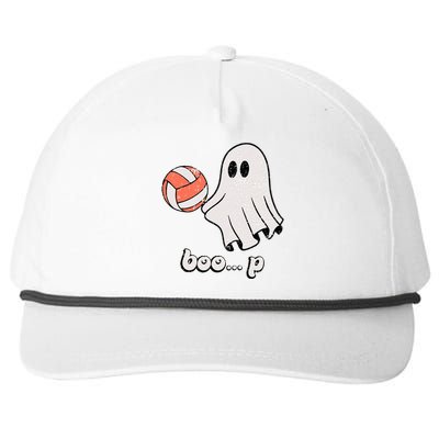 Cute Ghost Playing Volleyball Sport Player Halloween Costume Snapback Five-Panel Rope Hat