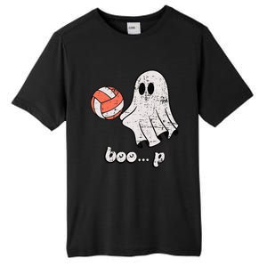 Cute Ghost Playing Volleyball Sport Player Halloween Costume Tall Fusion ChromaSoft Performance T-Shirt