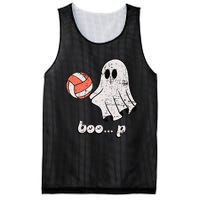 Cute Ghost Playing Volleyball Sport Player Halloween Costume Mesh Reversible Basketball Jersey Tank