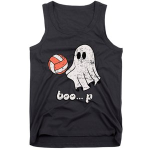 Cute Ghost Playing Volleyball Sport Player Halloween Costume Tank Top