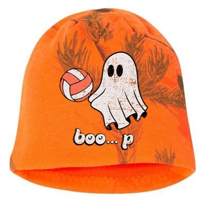 Cute Ghost Playing Volleyball Sport Player Halloween Costume Kati - Camo Knit Beanie