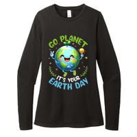 Cute Go Planet Its Your Earth Day 2024 Teacher Student Womens CVC Long Sleeve Shirt