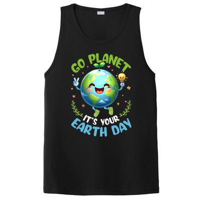 Cute Go Planet Its Your Earth Day 2024 Teacher Student PosiCharge Competitor Tank