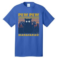 Cat Gaming Pew Pew Madafakas Vintage Gamepad Great Gift Tall T-Shirt