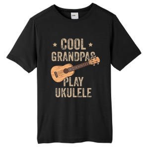 Cool Grandpas Play Ukulele Ukulele Music Guitar Tall Fusion ChromaSoft Performance T-Shirt