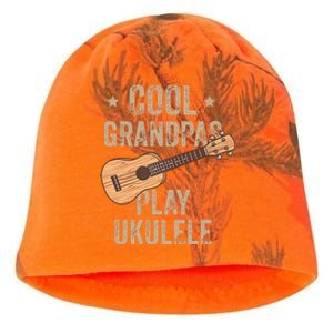 Cool Grandpas Play Ukulele Ukulele Music Guitar Kati - Camo Knit Beanie