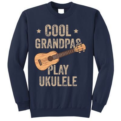 Cool Grandpas Play Ukulele Ukulele Music Guitar Sweatshirt