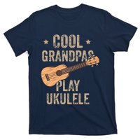 Cool Grandpas Play Ukulele Ukulele Music Guitar T-Shirt