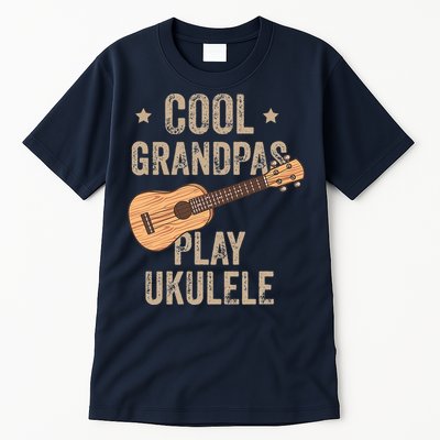 Cool Grandpas Play Ukulele Ukulele Music Guitar Tall T-Shirt