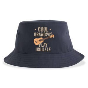 Cool Grandpas Play Ukulele Ukulele Music Guitar Sustainable Bucket Hat