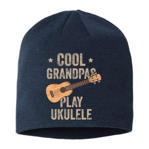 Cool Grandpas Play Ukulele Ukulele Music Guitar Sustainable Beanie