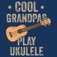 Cool Grandpas Play Ukulele Ukulele Music Guitar 16 in Basic Backpack