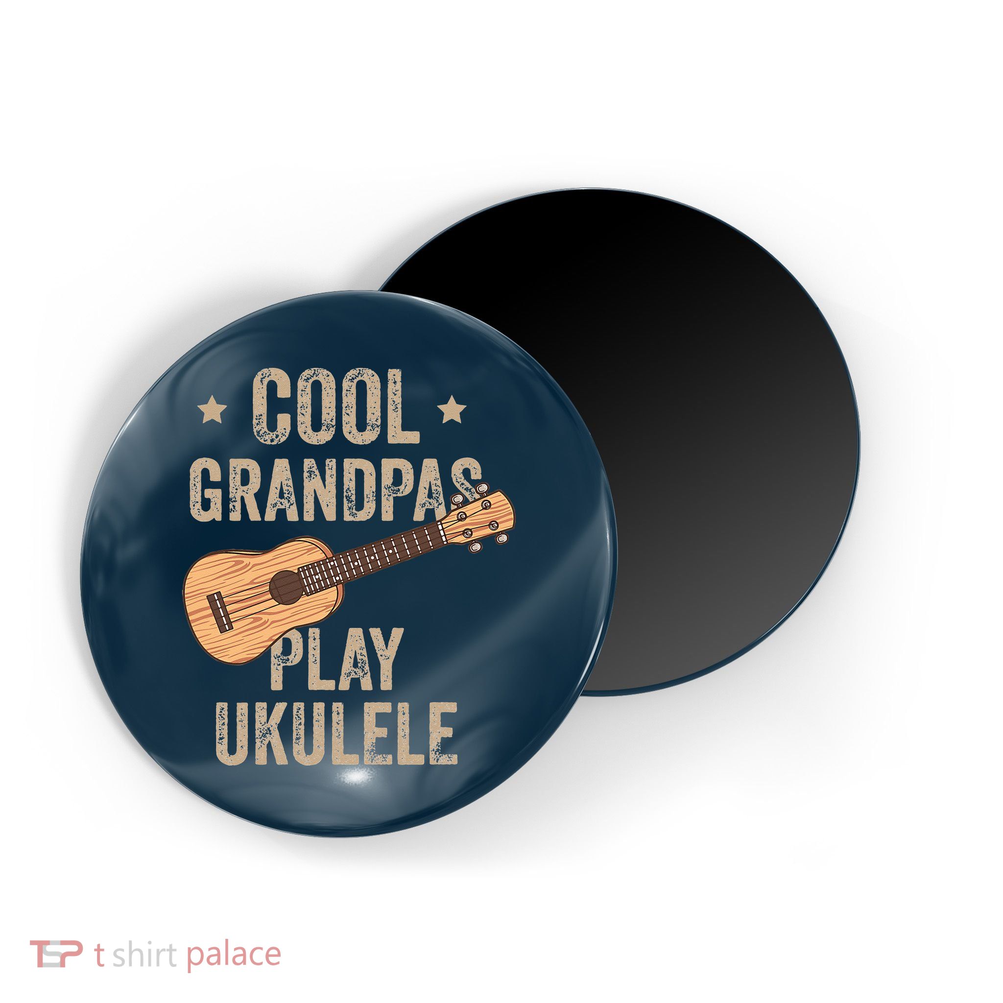 Cool Grandpas Play Ukulele Ukulele Music Guitar Magnet
