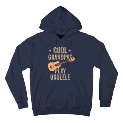 Cool Grandpas Play Ukulele Ukulele Music Guitar Tall Hoodie