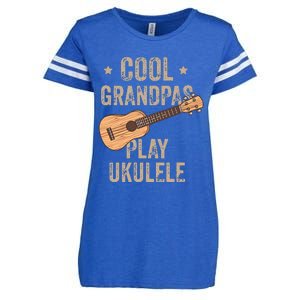 Cool Grandpas Play Ukulele Ukulele Music Guitar Enza Ladies Jersey Football T-Shirt