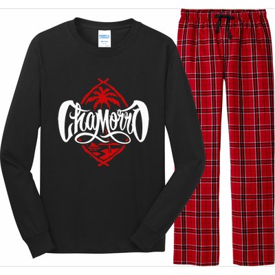 Chamorro Guamanian Pride Guam Shield Gift Long Sleeve Pajama Set