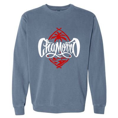 Chamorro Guamanian Pride Guam Shield Gift Garment-Dyed Sweatshirt