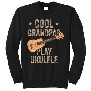 Cool Grandpas Play Ukulele Ukulele Music Guitar Sweatshirt