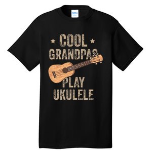 Cool Grandpas Play Ukulele Ukulele Music Guitar Tall T-Shirt