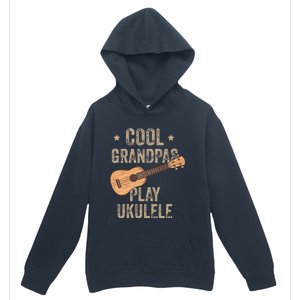 Cool Grandpas Play Ukulele Ukulele Music Guitar Urban Pullover Hoodie