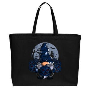 Cute Gnome Pumpkin Moon Funny Boys Girls Halloween Gnomies Cool Gift Cotton Canvas Jumbo Tote