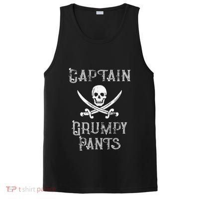 Captain Grumpy Pants Personalized Pirate Pontoon PosiCharge Competitor Tank