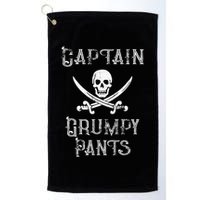 Captain Grumpy Pants Personalized Pirate Pontoon Golf Towel