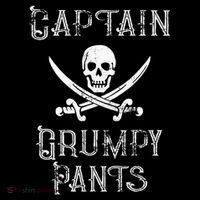 Captain Grumpy Pants Personalized Pirate Pontoon Visor