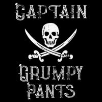 Captain Grumpy Pants Personalized Pirate Pontoon Cropped Pullover Crew