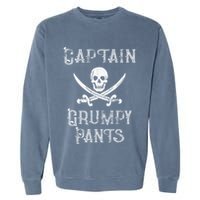 Captain Grumpy Pants Personalized Pirate Pontoon Garment-Dyed Sweatshirt