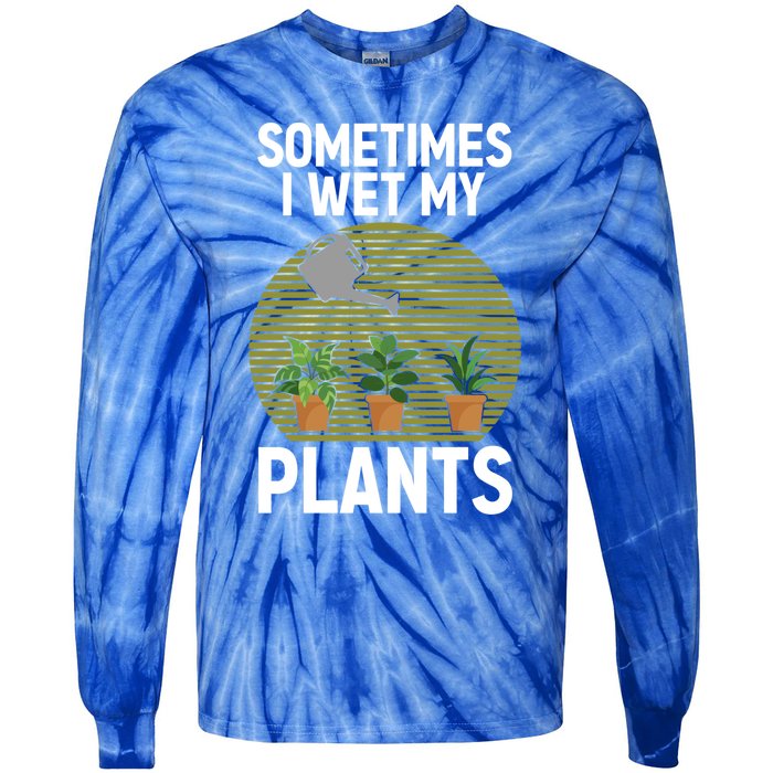 Cute Gardening Plants Gardener Plant Lovers Funny Gift Tie-Dye Long Sleeve Shirt