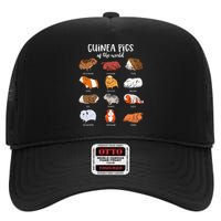 Cartoon Guinea Pigs Types Of Guinea Pigs High Crown Mesh Back Trucker Hat