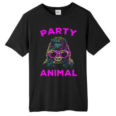 Cute Gorilla Party Animal Lover Colorful Monkey Tall Fusion ChromaSoft Performance T-Shirt