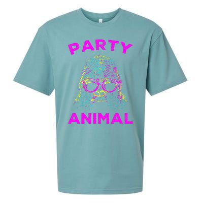 Cute Gorilla Party Animal Lover Colorful Monkey Sueded Cloud Jersey T-Shirt