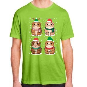 Cute Guinea Pigs Family Matching Christmas Gift Adult ChromaSoft Performance T-Shirt