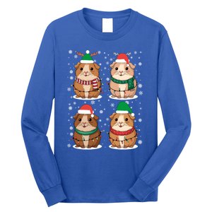 Cute Guinea Pigs Family Matching Christmas Gift Long Sleeve Shirt