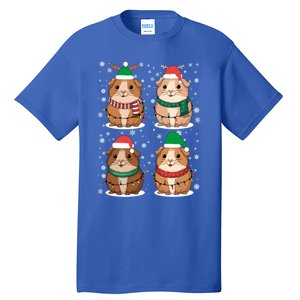 Cute Guinea Pigs Family Matching Christmas Gift Tall T-Shirt