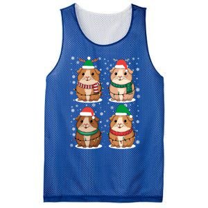 Cute Guinea Pigs Family Matching Christmas Gift Mesh Reversible Basketball Jersey Tank