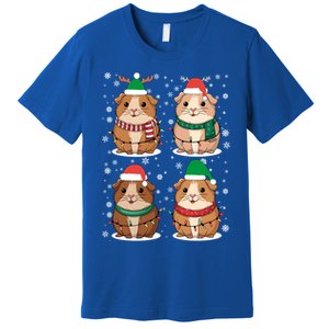 Cute Guinea Pigs Family Matching Christmas Gift Premium T-Shirt