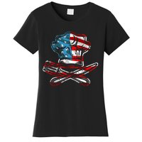 Culinary Gangster Pastry Chef Cooking Culinary USA Flag Women's T-Shirt