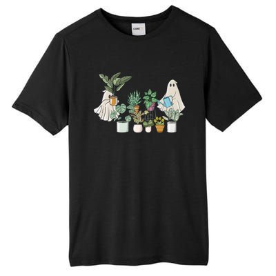 Cute Ghost Plant Lady Ghost Halloween Tall Fusion ChromaSoft Performance T-Shirt