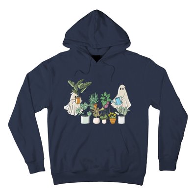 Cute Ghost Plant Lady Ghost Halloween Hoodie