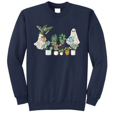 Cute Ghost Plant Lady Ghost Halloween Sweatshirt