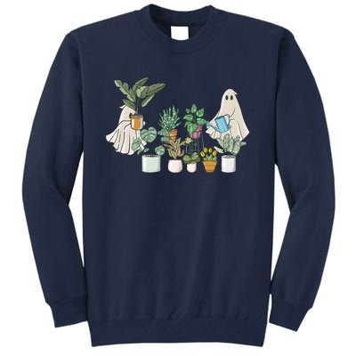 Cute Ghost Plant Lady Ghost Halloween Tall Sweatshirt